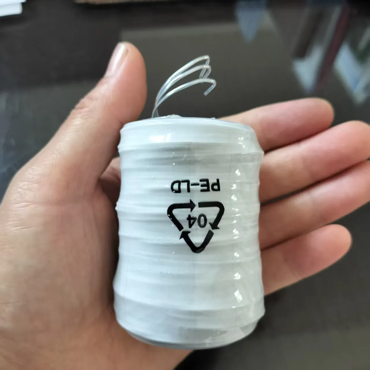 white annealed wire spools